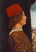 Ercole de Roberti Portrait of Giovanni II Bentivoglio china oil painting reproduction